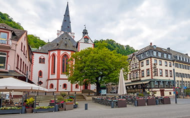 Wine Village of Boppard at Rhine River, middle Rhine Valley, Germany